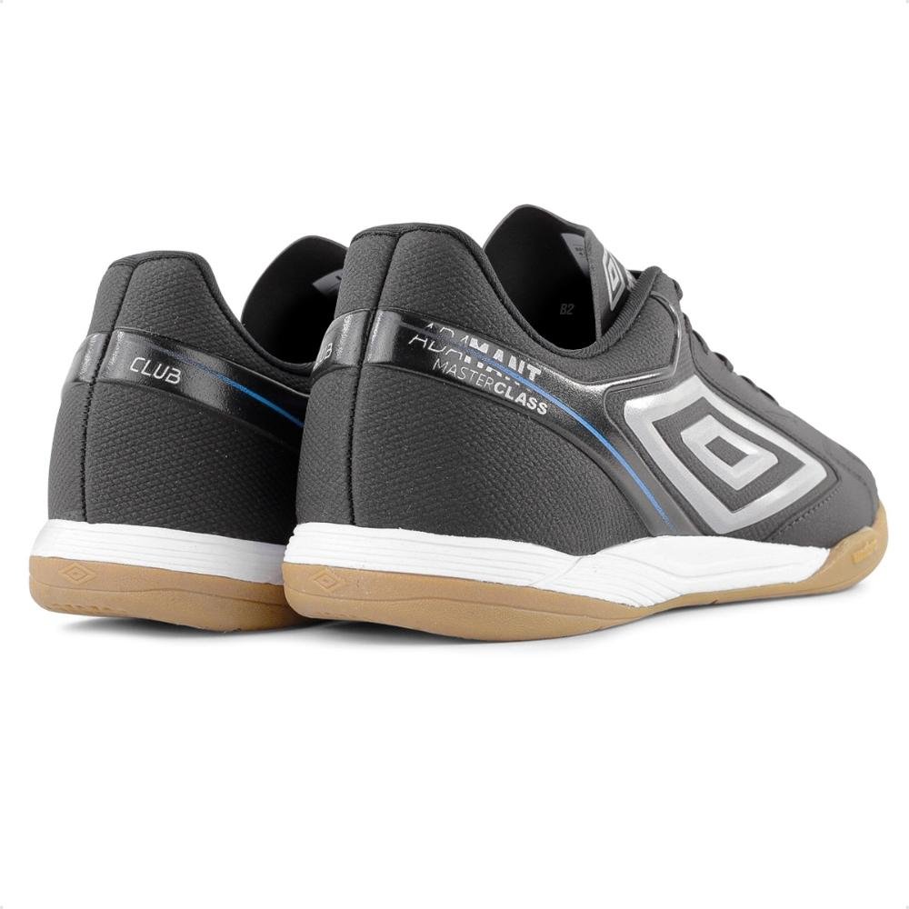 Chuteira Futsal Umbro Adamant Master Class Club Masculina Preto/Cinza 5
