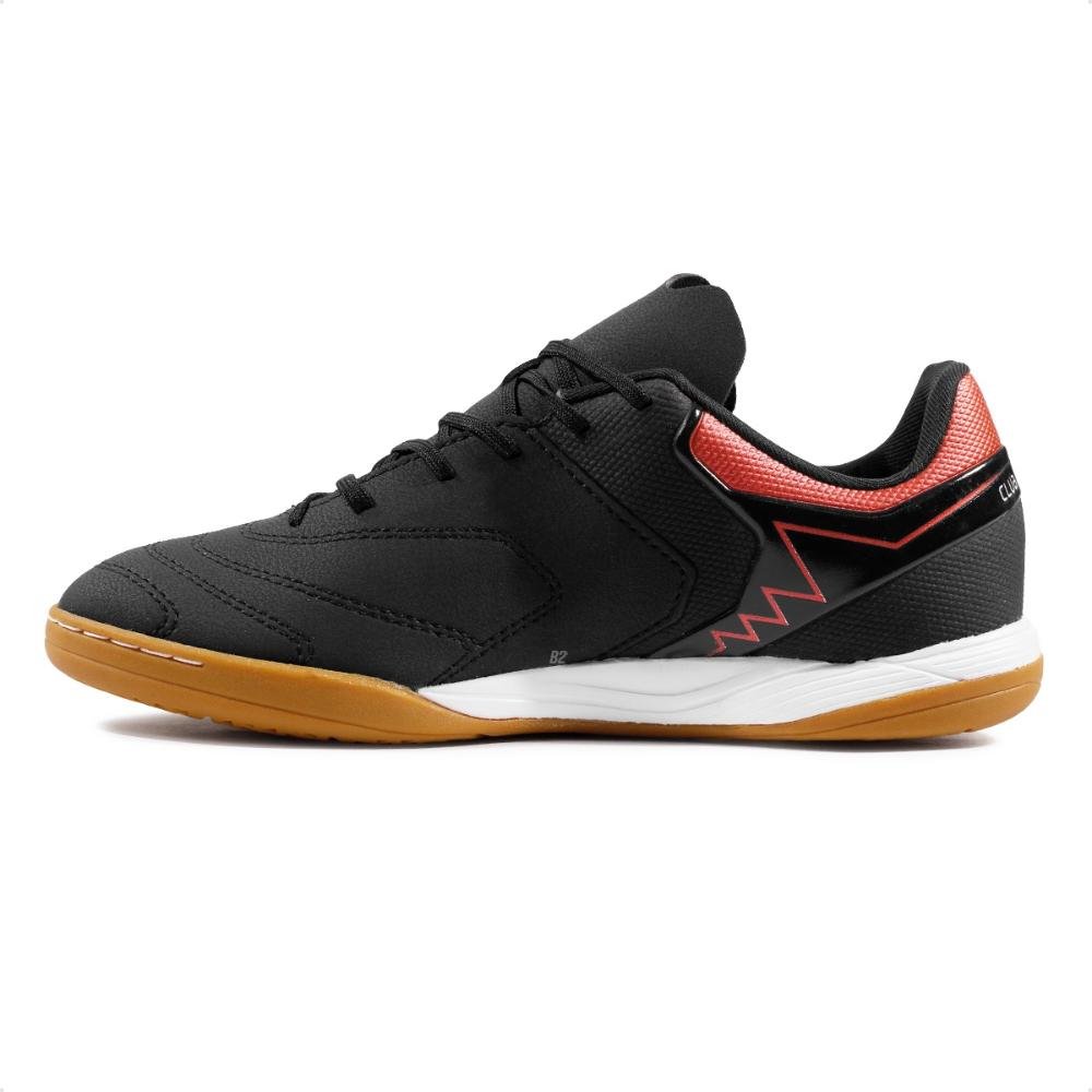 Chuteira Futsal Umbro Adamant Master Class Club Masculina Preto/Vermelho 2