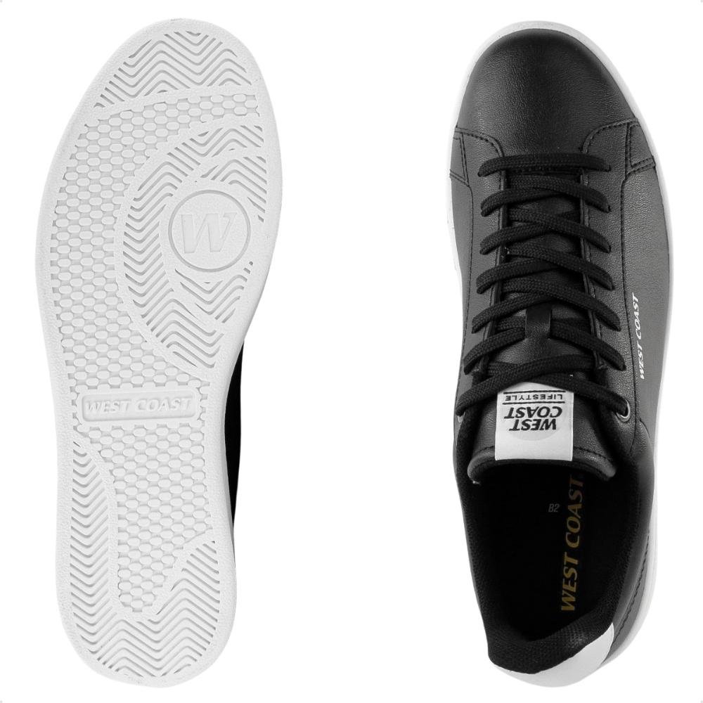 Tênis West Coast WC 83 Arcade Masculino Preto/Branco 5
