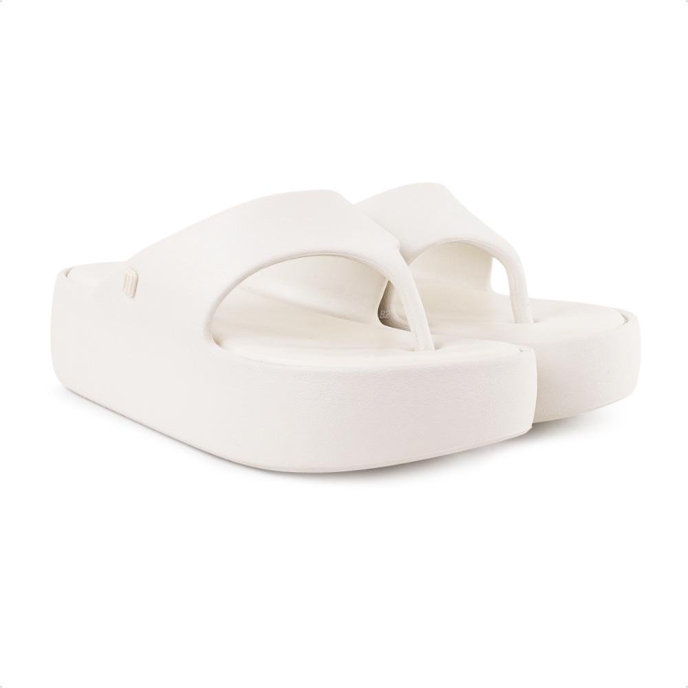 Chinelo Melissa Free Platform Thong AD Feminino Bege 4