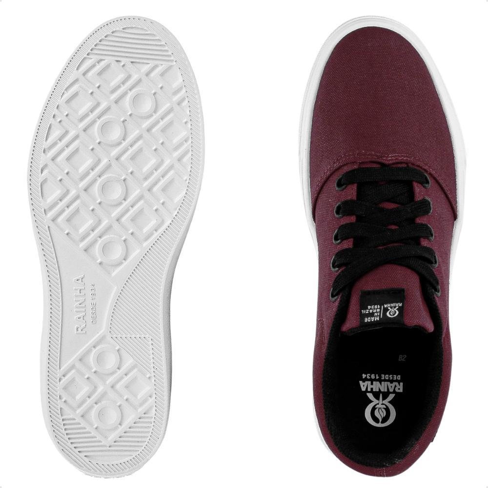 Tênis Rainha Noble Masculino Casual Vermelho/Branco 5