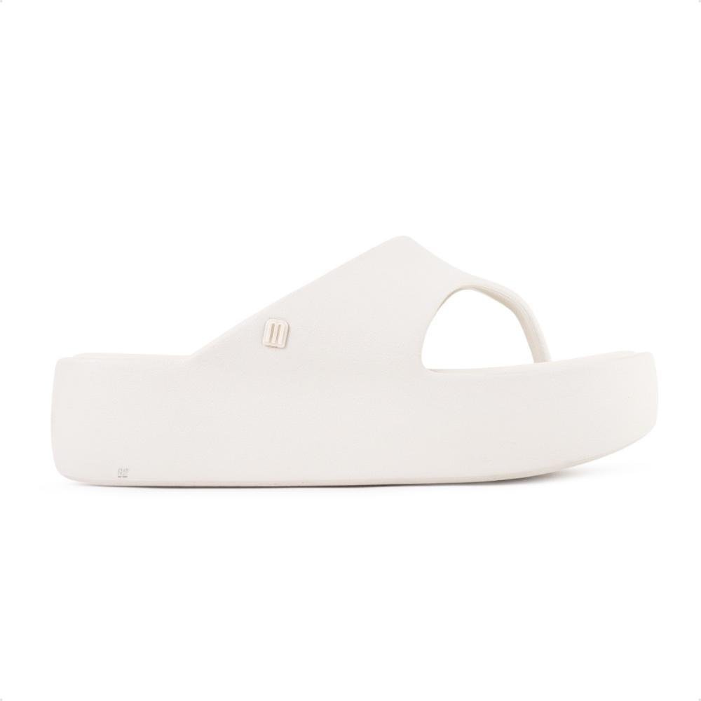 Chinelo Melissa Free Platform Thong AD Feminino Bege 2