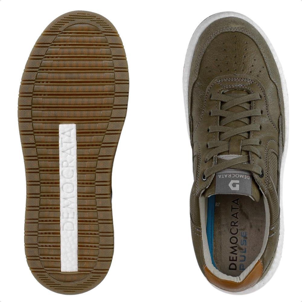 Sapatênis Democrata Denim Drake Pulse Masculino Bege/Marrom 5