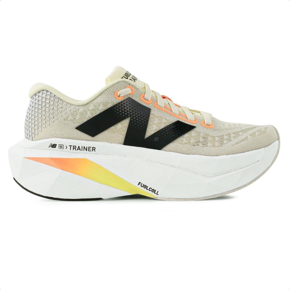 Tênis New Balance FuelCell Supercomp Trainer v3 Feminino Bege/Preto 1