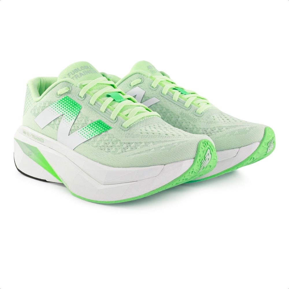 Tênis New Balance FuelCell Supercomp Trainer v3 Feminino Verde Claro 3