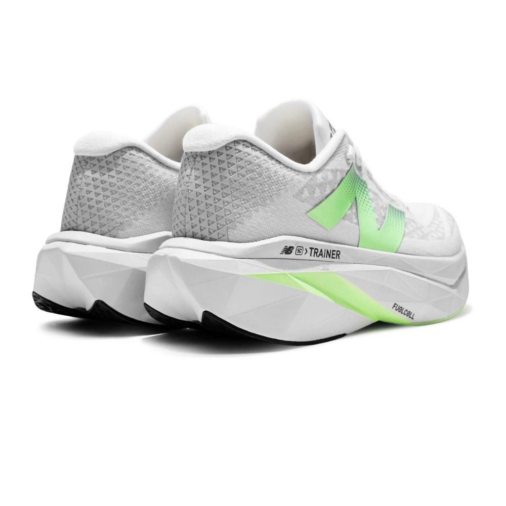 Tênis New Balance FuelCell Supercomp Trainer v3 Masculino Cinza/Verde 5