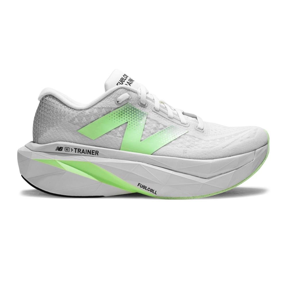 Tênis New Balance FuelCell Supercomp Trainer v3 Masculino Cinza/Verde 7