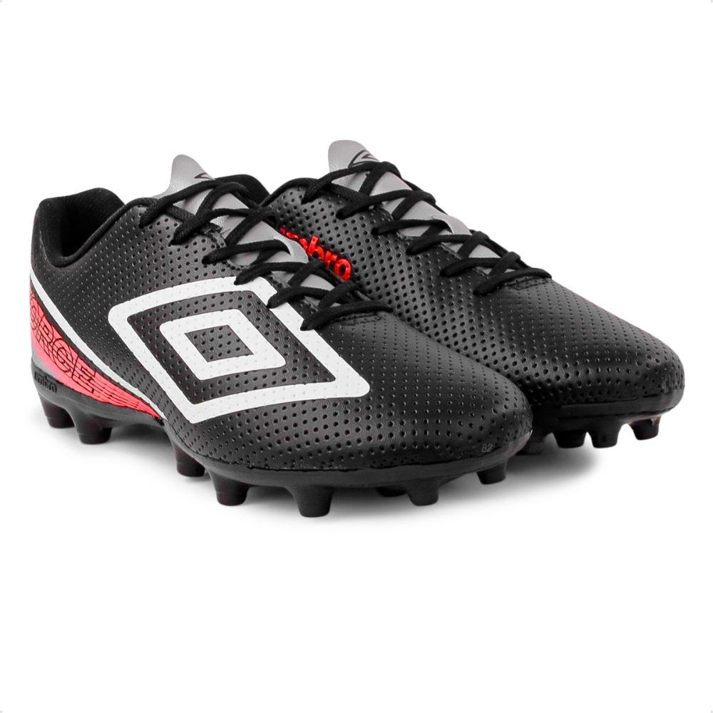 Chuteira Campo Umbro Force Masculina Preto/Laranja 3