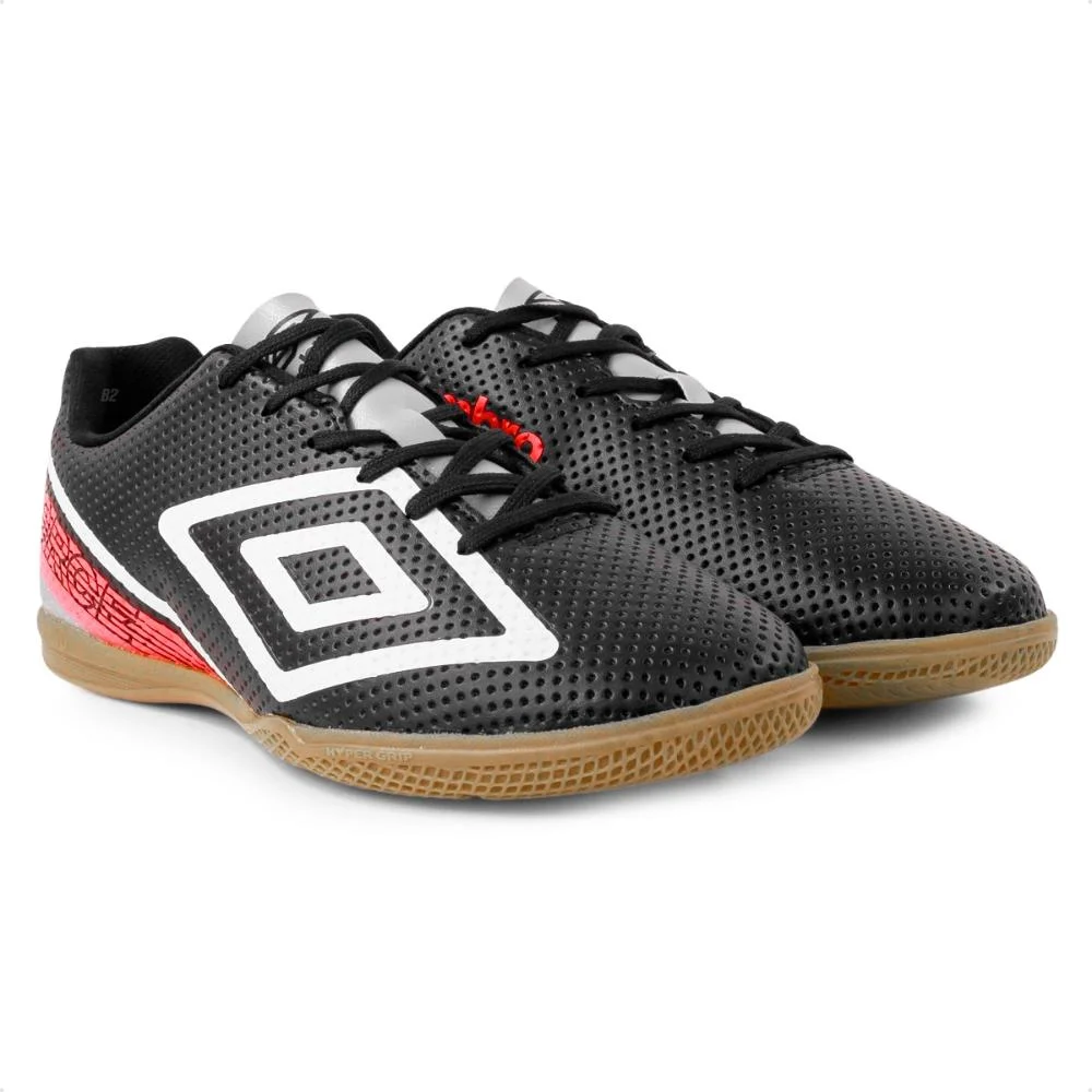 Chuteira Futsal Umbro Force Masculina Preto/Laranja 3