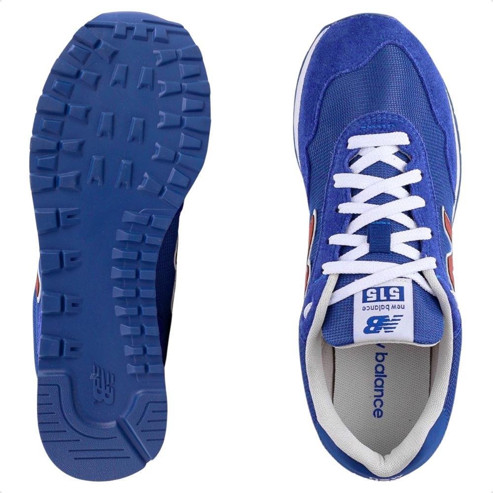 Tênis New Balance 515 V2 Masculino Azul/Vermelho 5