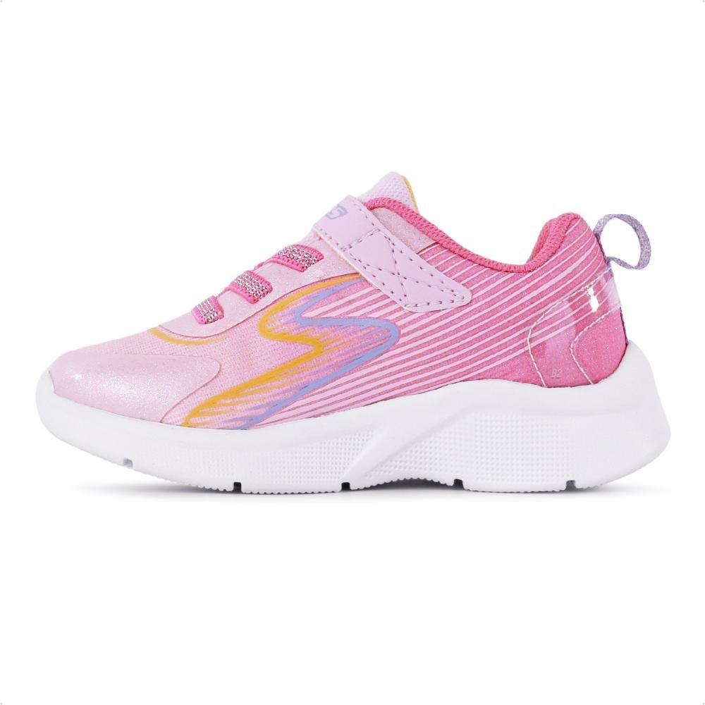 Tênis Skechers Microspec Accelerate Infantil Rosa/Lilás 2