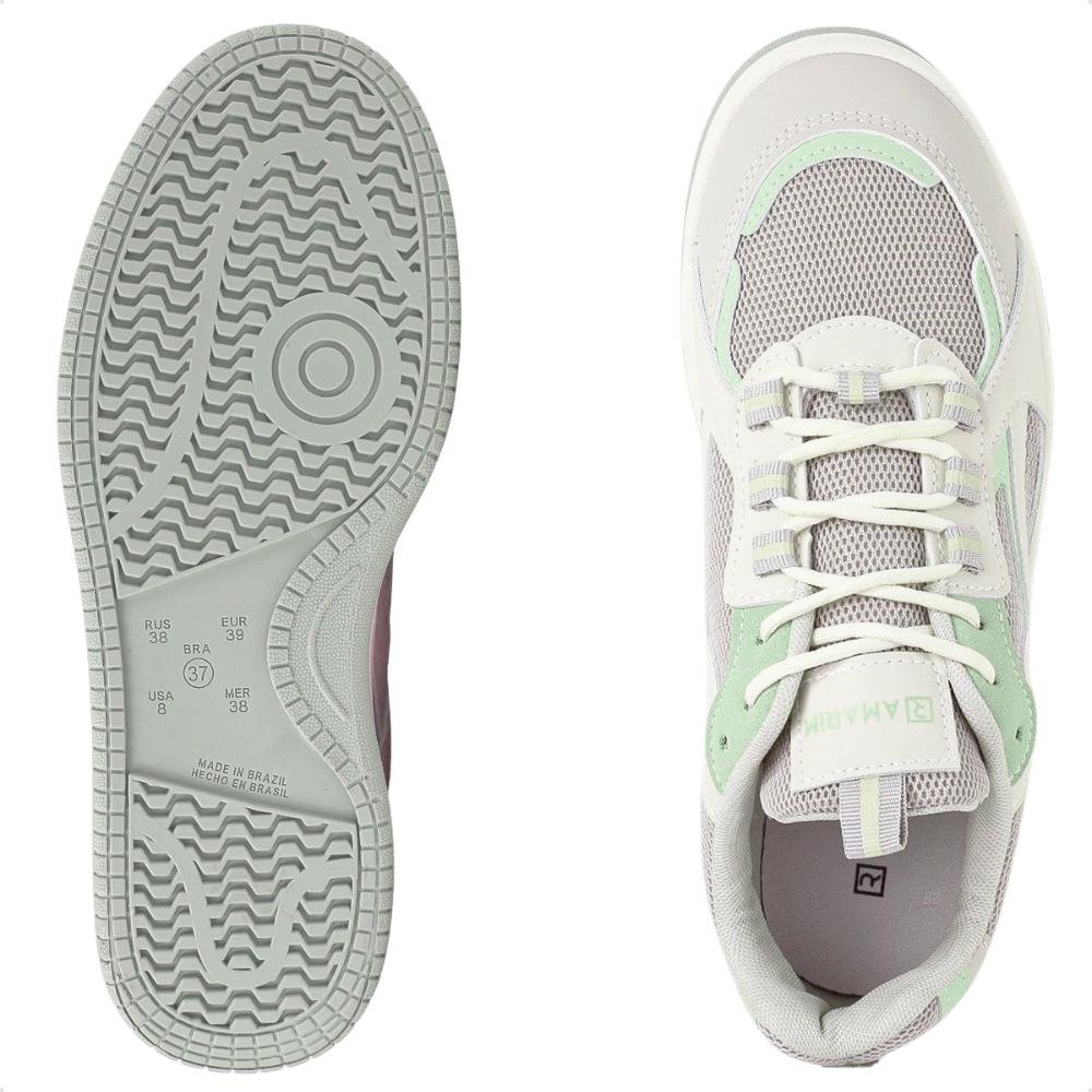 Tênis Ramarim Casual Style Feminino Cinza/Verde 6
