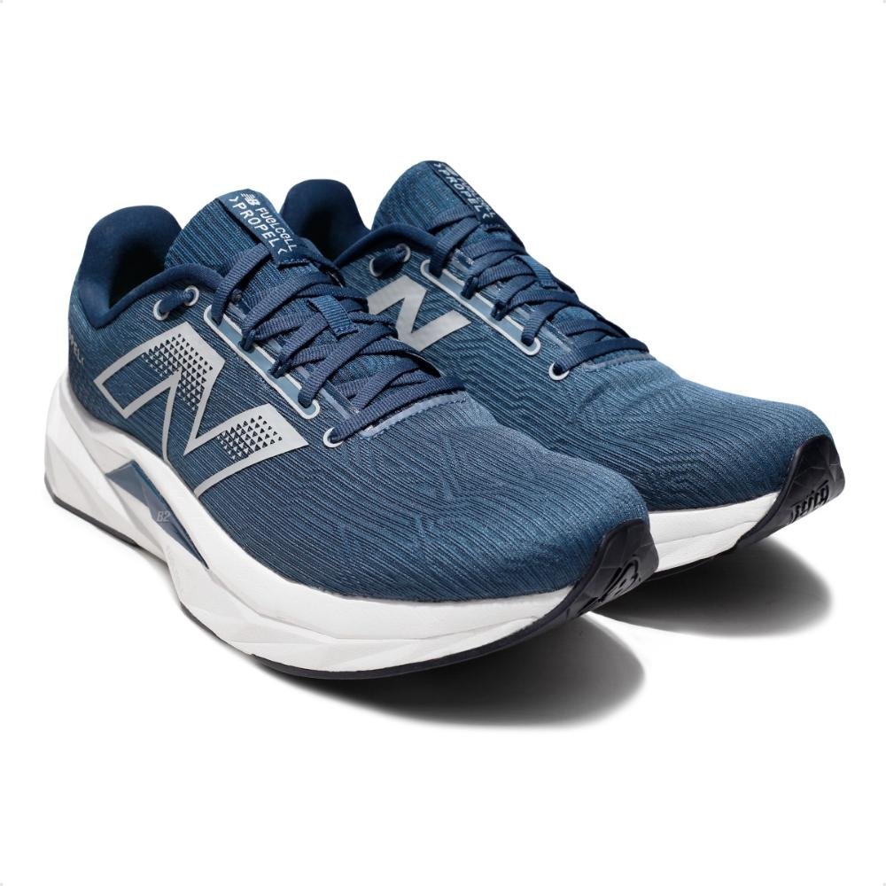 Tênis New Balance Fuelcell Propel V5 Masculino Marinho/Branco 3