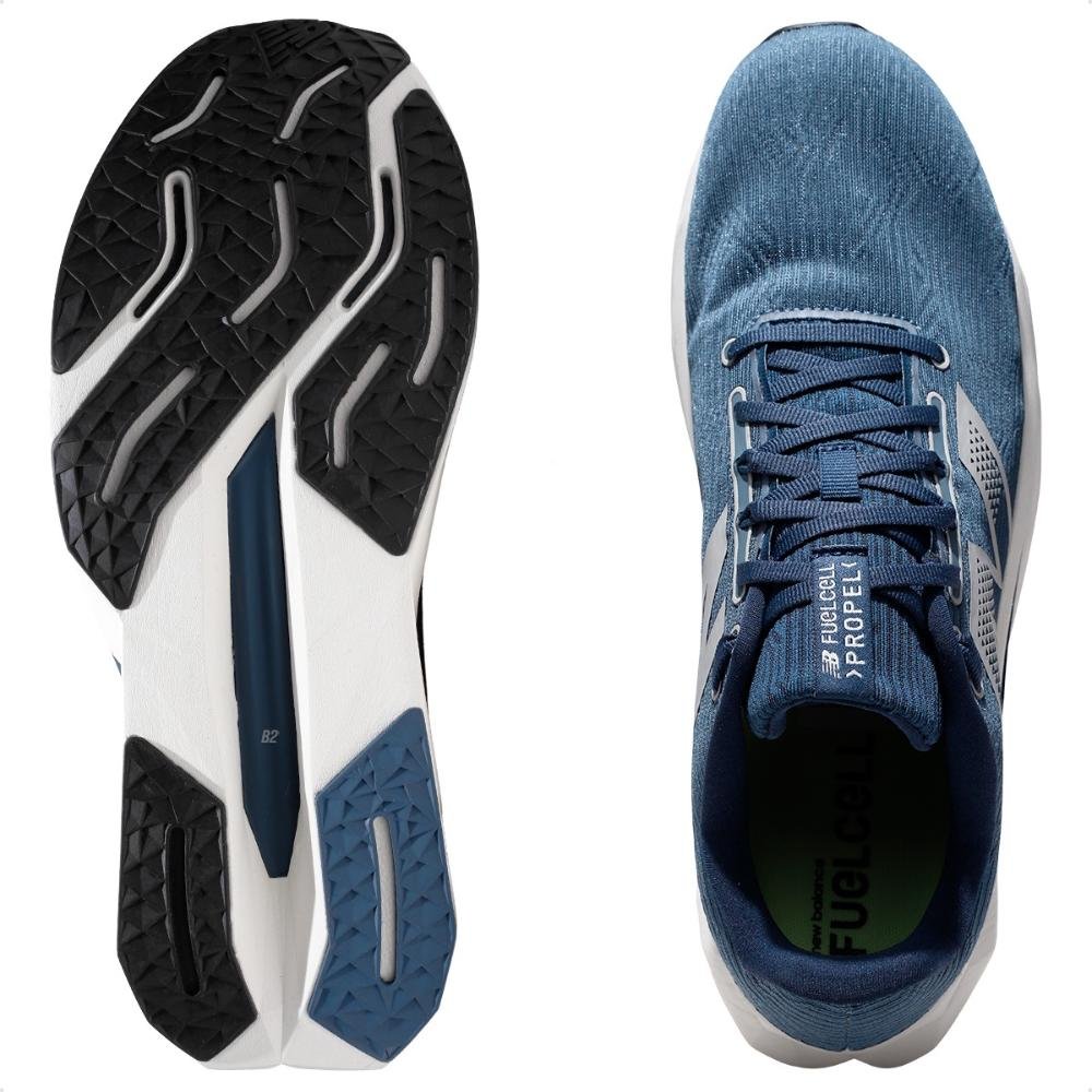 Tênis New Balance Fuelcell Propel V5 Masculino Marinho/Branco 6