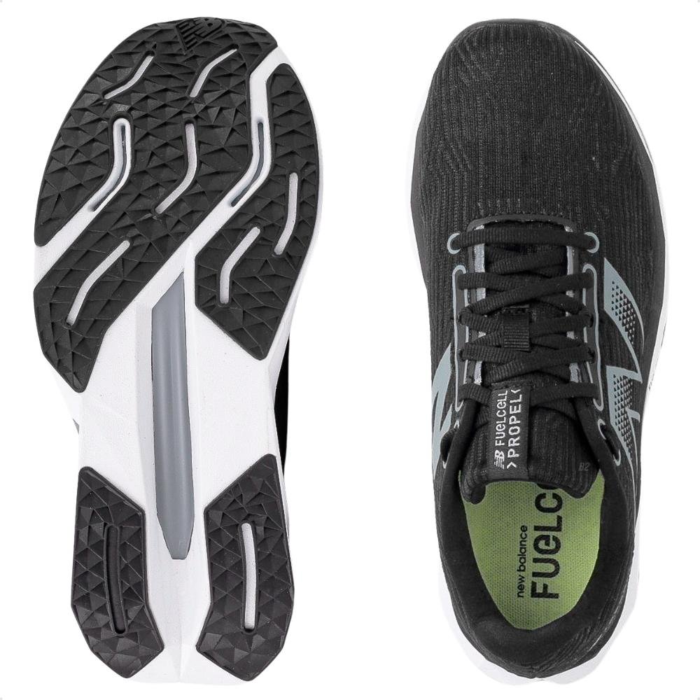 Tênis New Balance Fuelcell Propel V5 Feminino Preto/Cinza