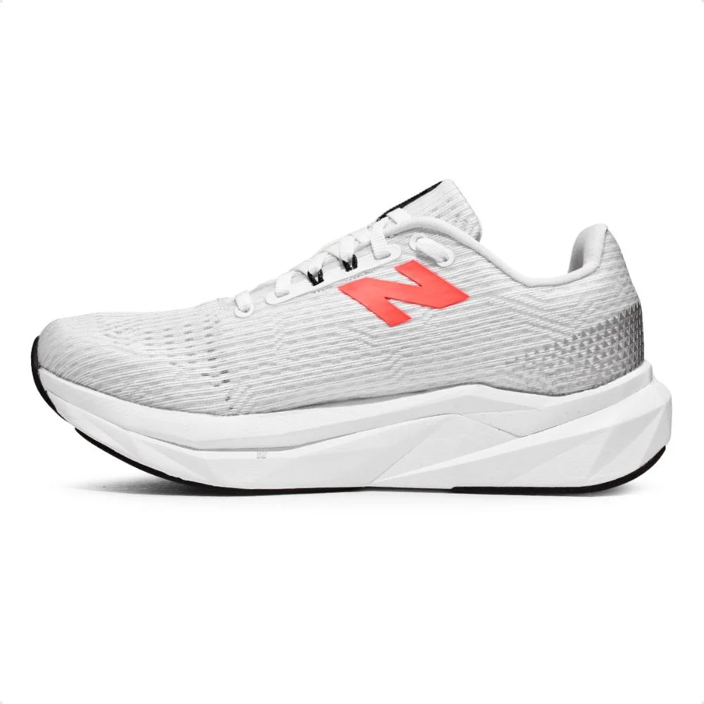 Tênis New Balance Fuelcell Propel V5 Feminino Branco/Coral 2