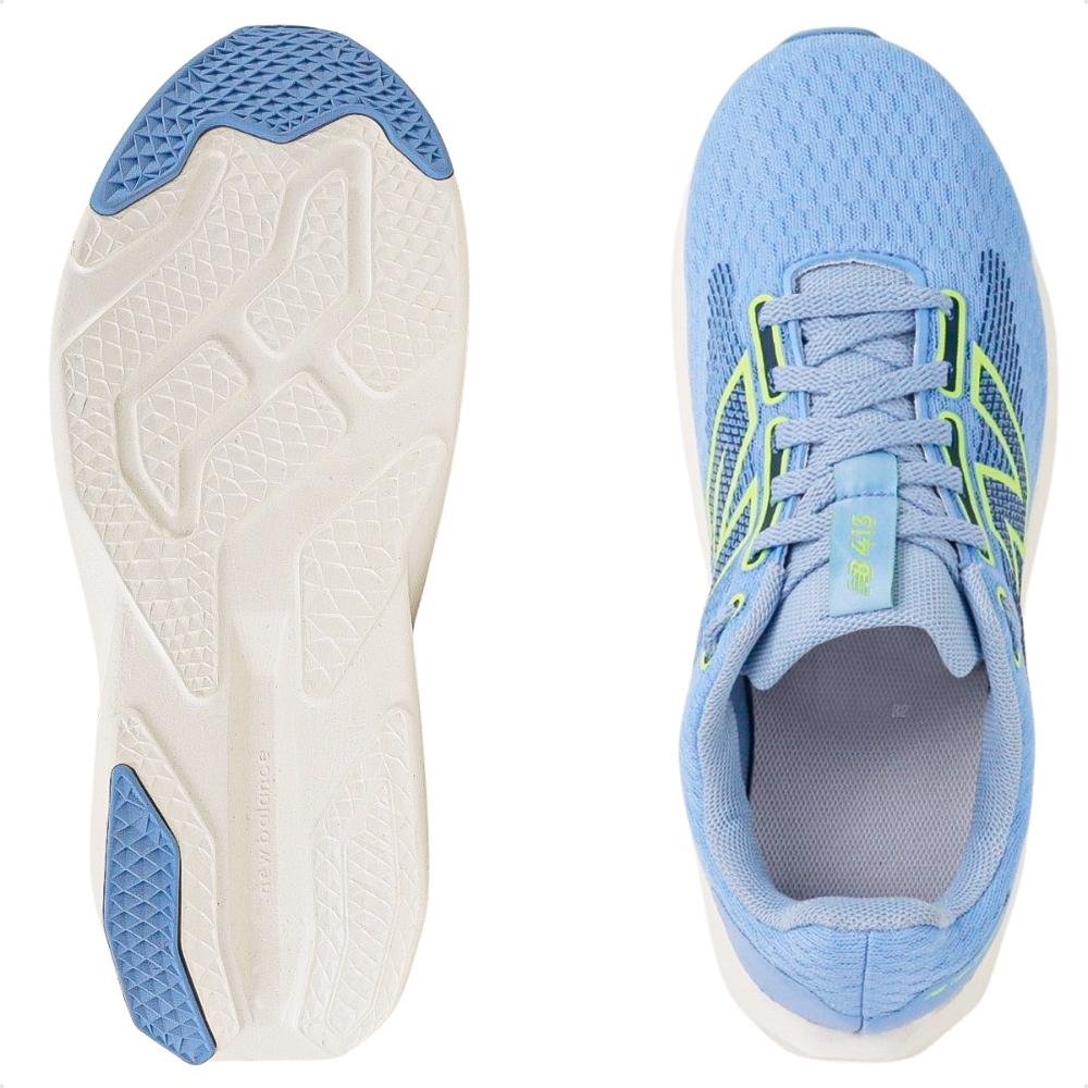 Tênis New Balance 413 V3 Feminino Azul/Verde 5