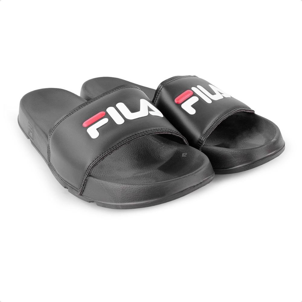 Chinelo Fila Drifter Basic Masculino Preto/Branco 4