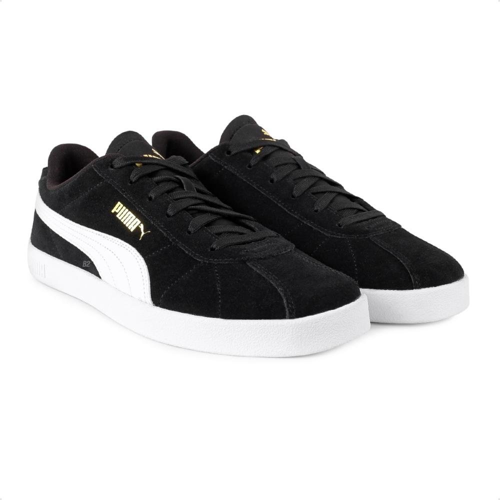 Tênis Puma Club II Masculino Preto/Branco 3