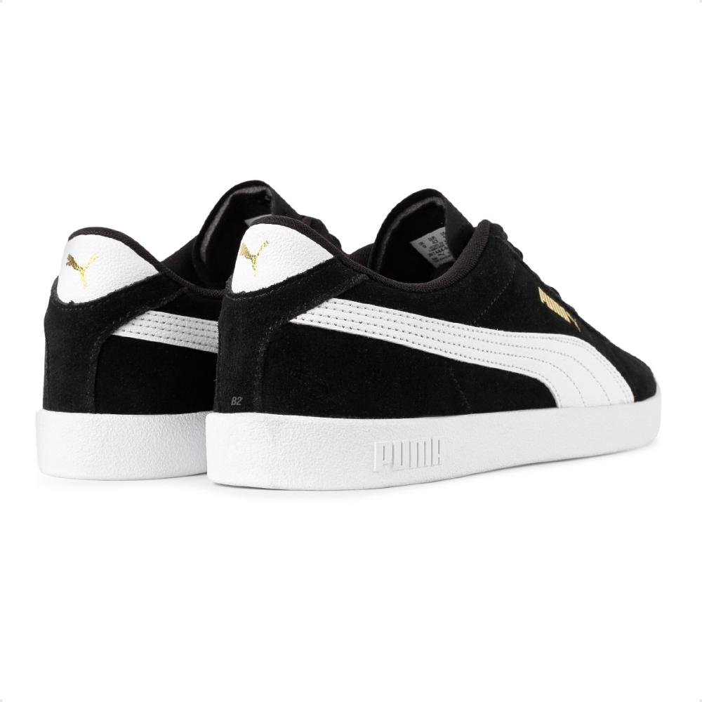 Tênis Puma Club II Masculino Preto/Branco 5