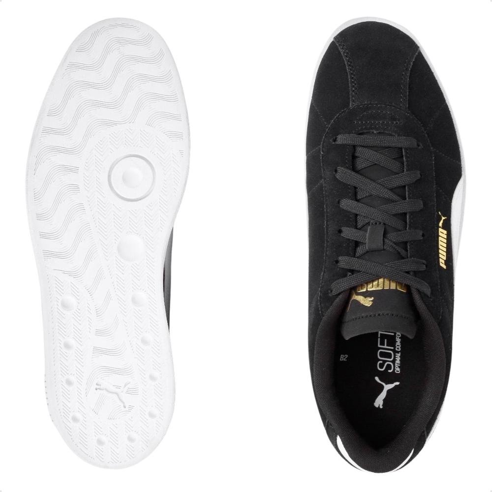 Tênis Puma Club II Masculino Preto/Branco 6