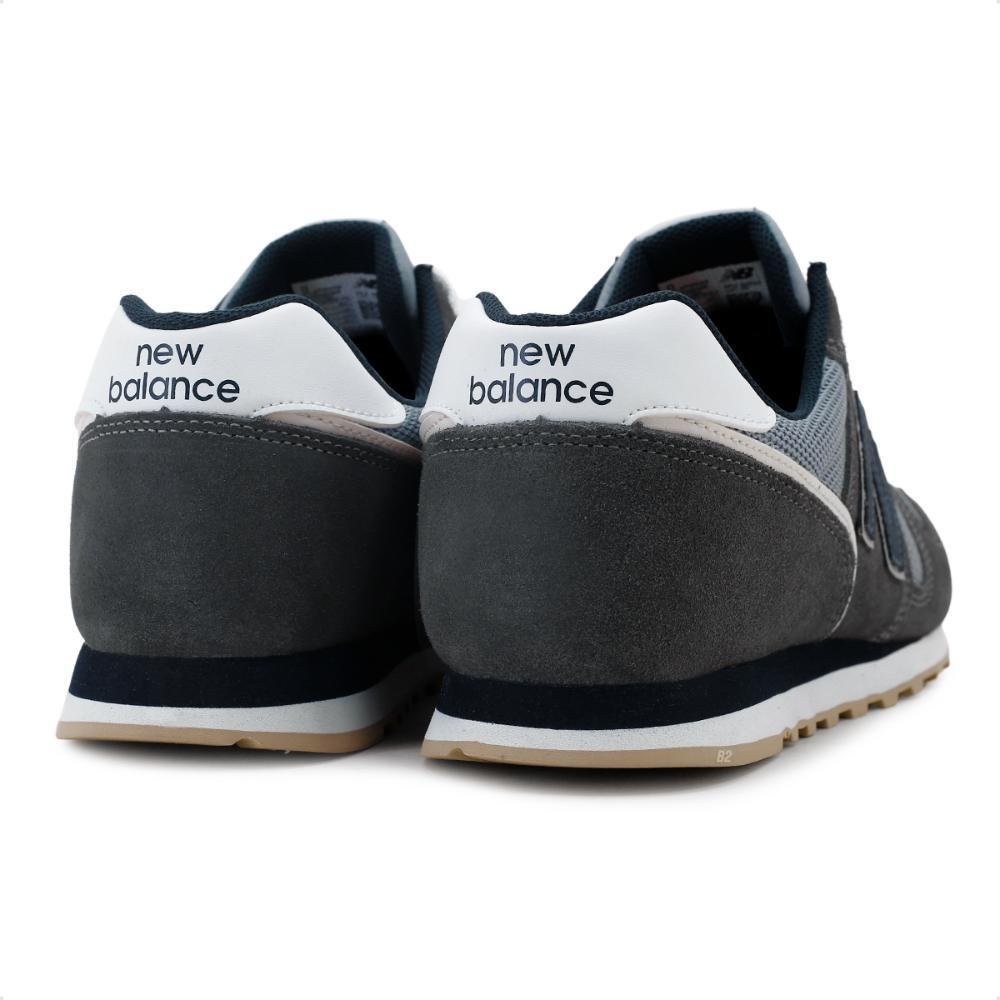 Tênis New Balance 373v2 Masculino Cinza/Azul Marinho 3