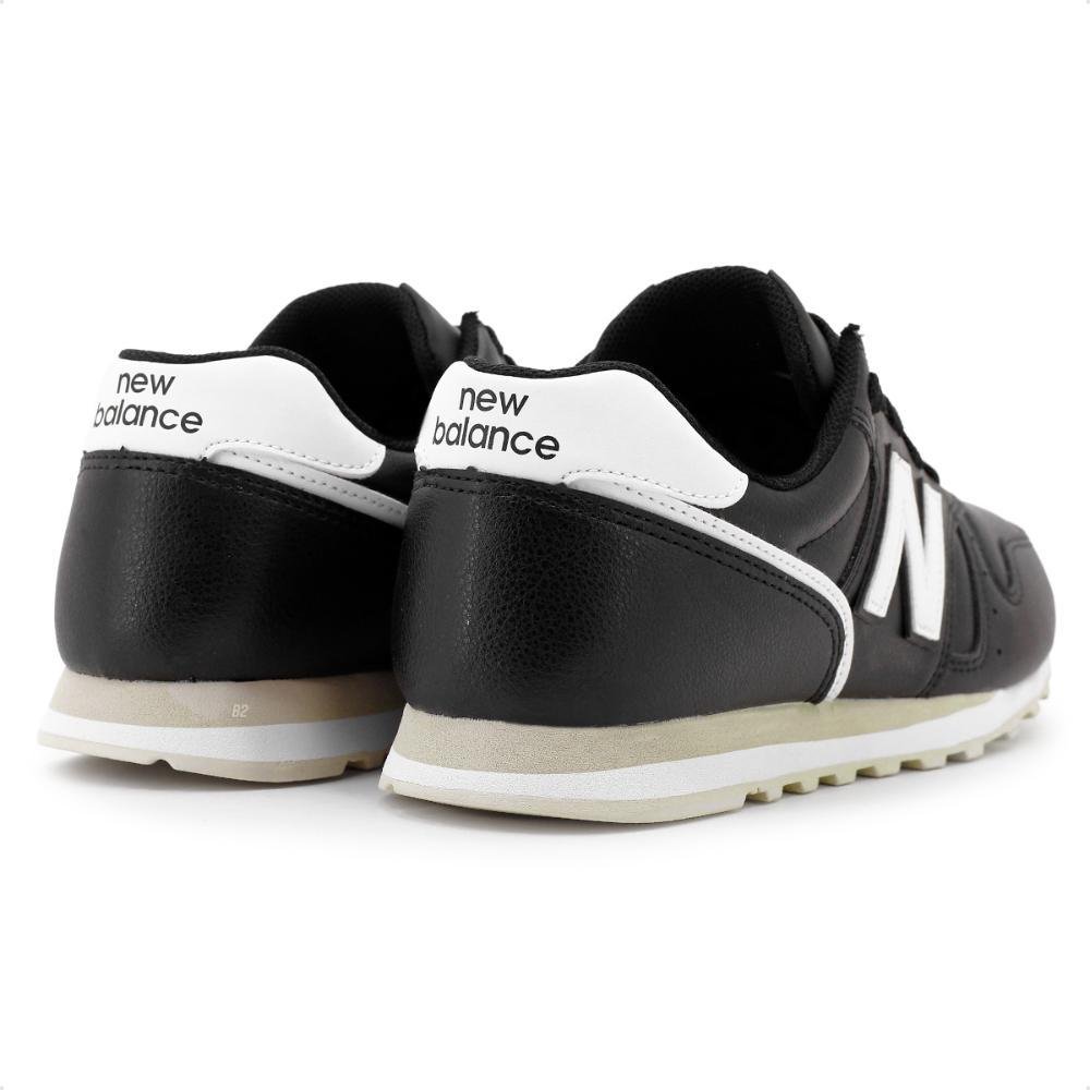 Tênis New Balance 373v2 Masculino Preto/Branco 3
