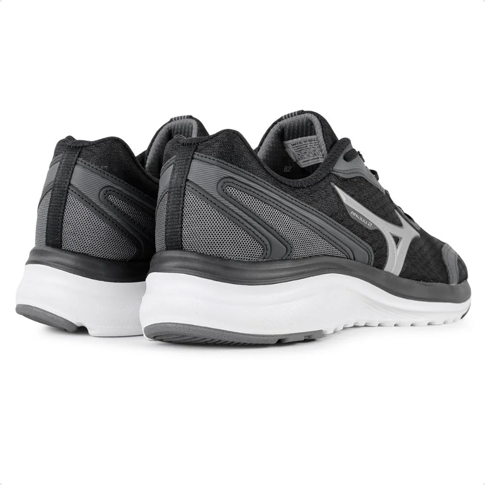 Tênis Mizuno Raijuu 2 Masculino Preto/Cinza 3