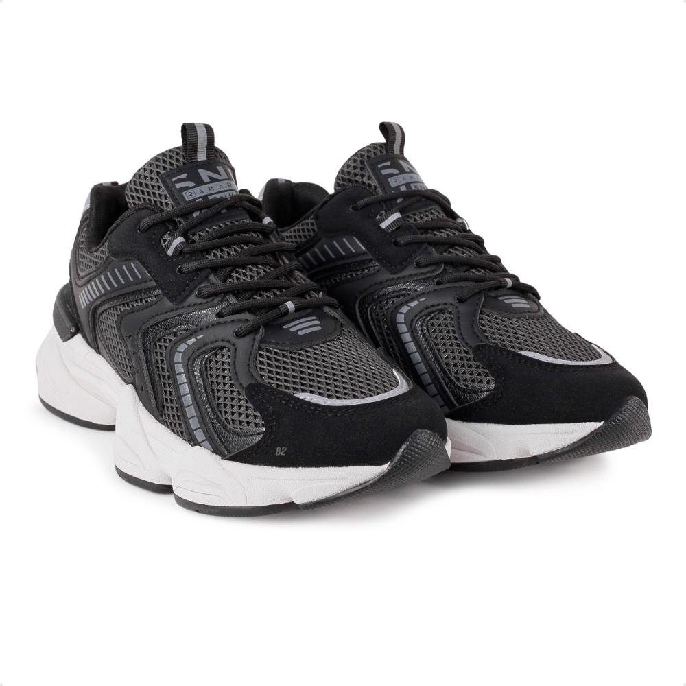 Tênis Ramarim Sneaker Lifestyle Feminino Preto/Cinza 3