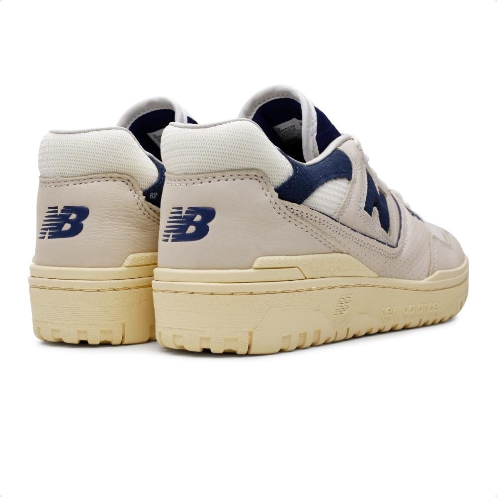 Tênis New Balance 550 Masculino Bege/Azul Escuro 5
