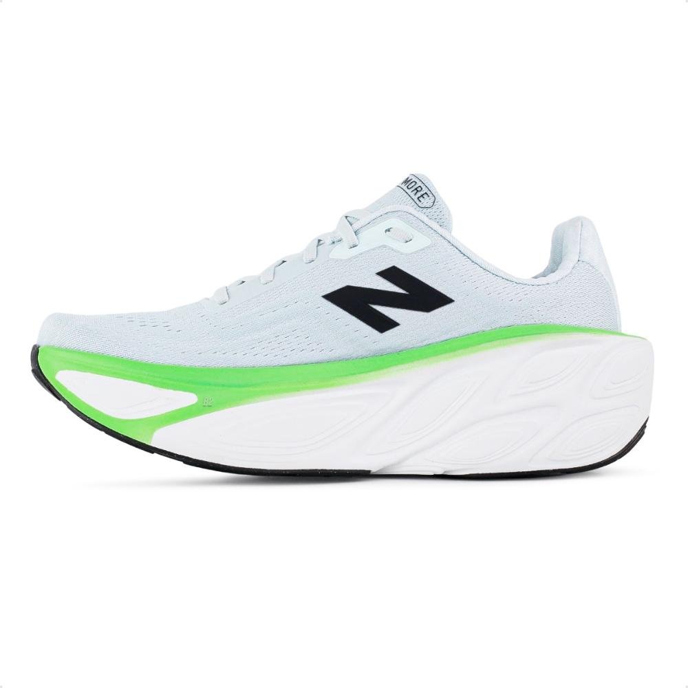 Tênis New Balance More V5 Masculino Azul Claro/Verde 2