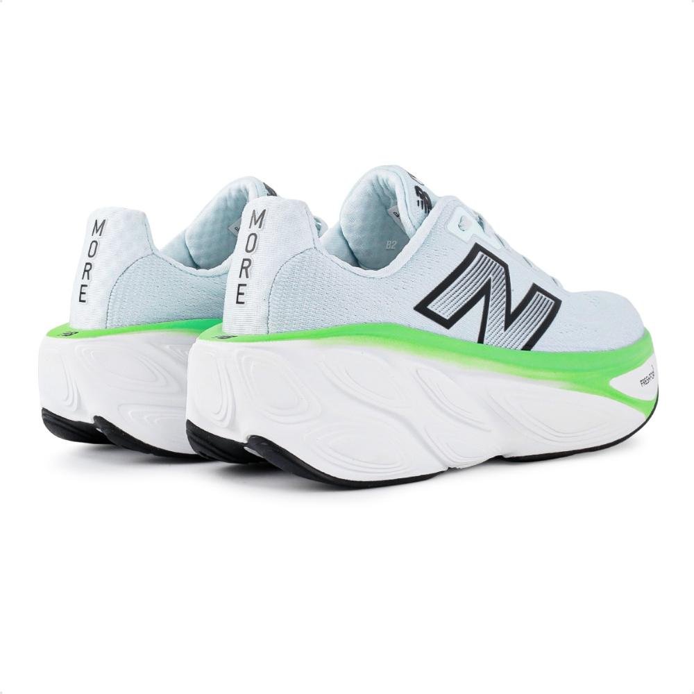 Tênis New Balance More V5 Masculino Azul Claro/Verde 5