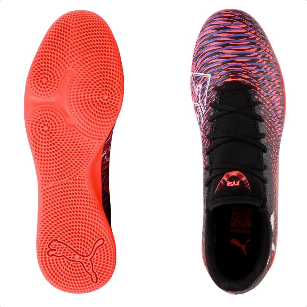 Chuteira Futsal Puma Future 8 Play IT Masculina Preto 6
