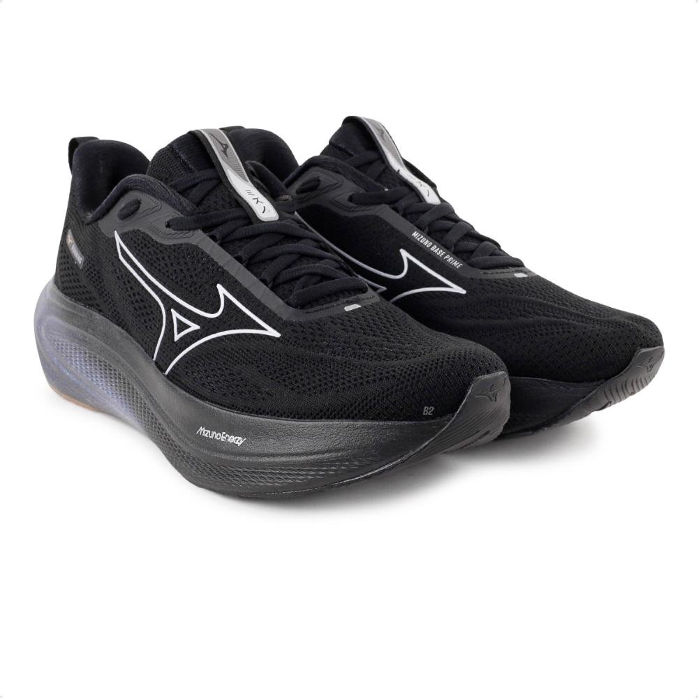Tênis Mizuno Base Prime Masculino Preto/Cinza 3
