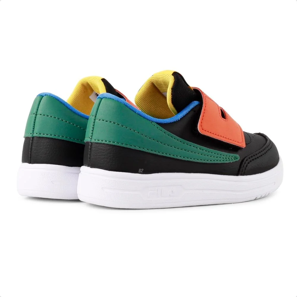 Tênis Fila Tennis 88 Baby Preto/Laranja 5