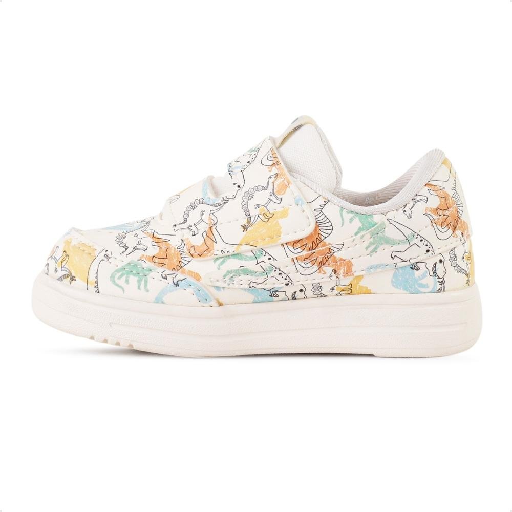 Tênis Fila Tennis 88 Baby Bege/Laranja 2