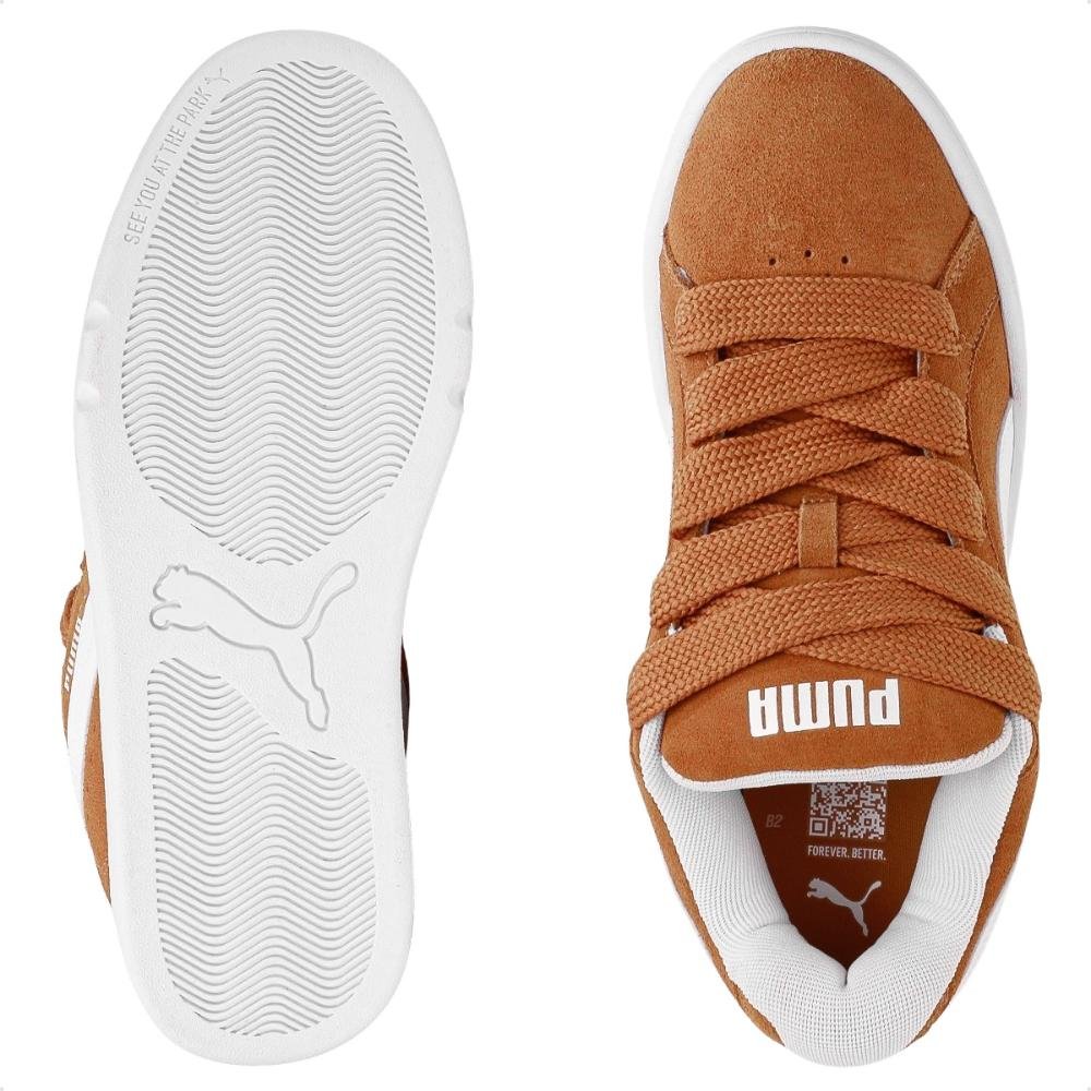 Tênis Puma Park Lifestyle Easy SD BDP Masculino Marrom/Branco 6