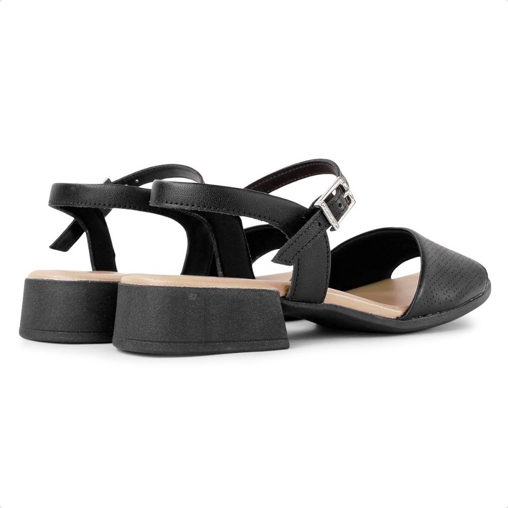 Sandália Usaflex Casual Glam Feminina Preto 5