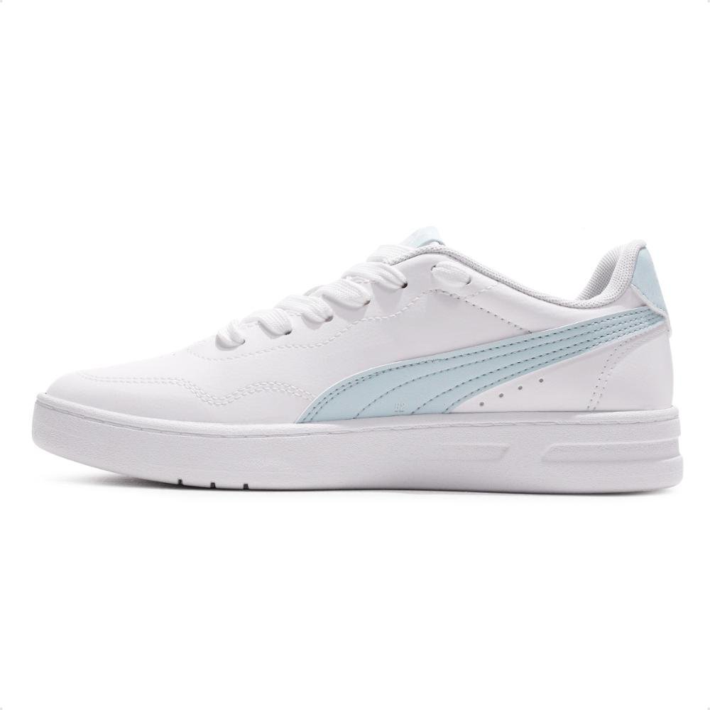 Tênis Puma Court Lally Feminino Branco/Azul Claro 2