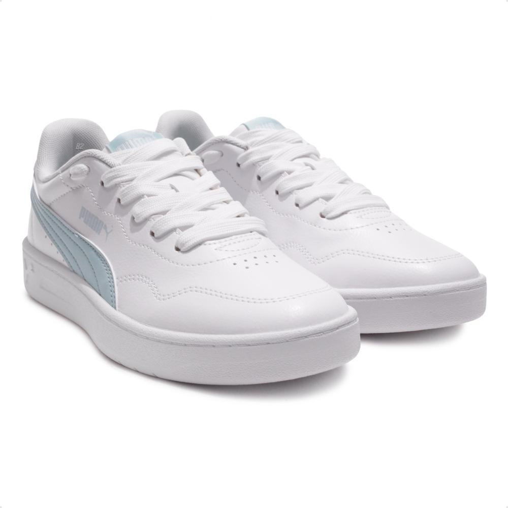Tênis Puma Court Lally Feminino Branco/Azul Claro 3
