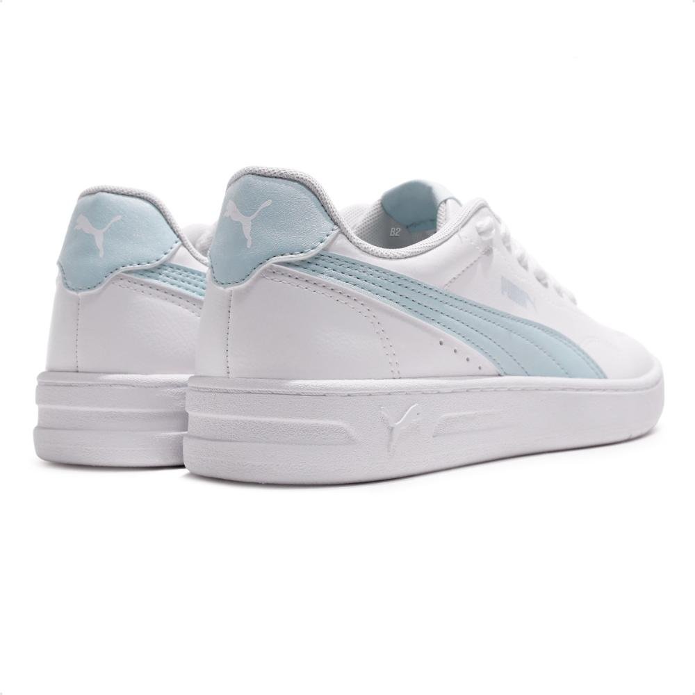 Tênis Puma Court Lally Feminino Branco/Azul Claro 5
