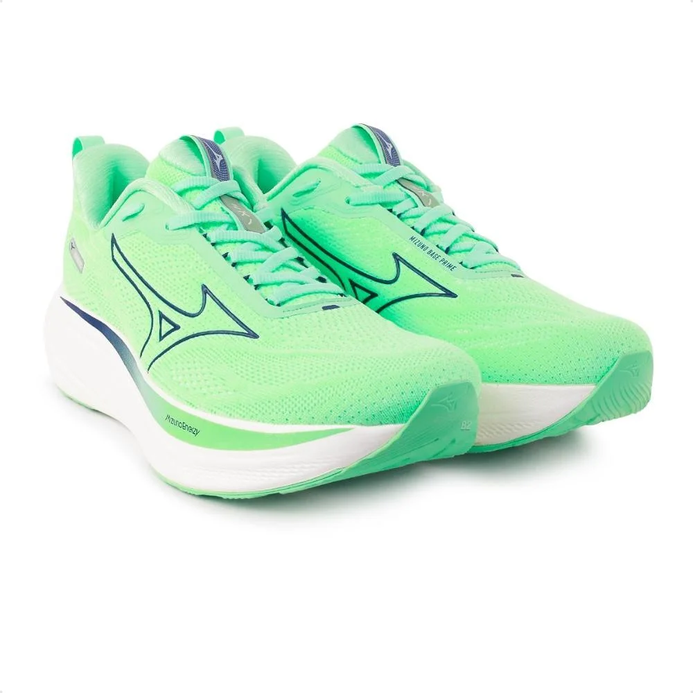 Tênis Mizuno Base Prime Masculino Verde Claro 3