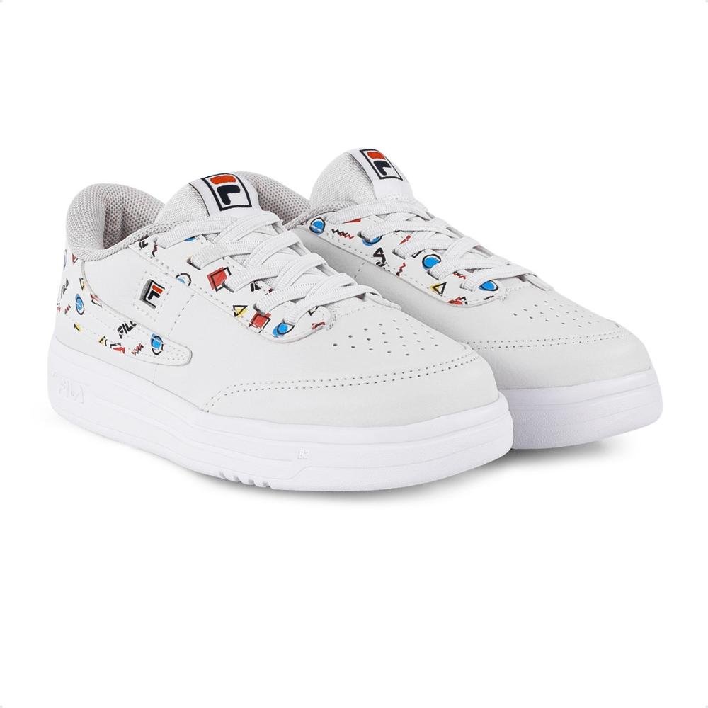 Tênis Fila Tennis 88 Infantil Branco/Azul 3