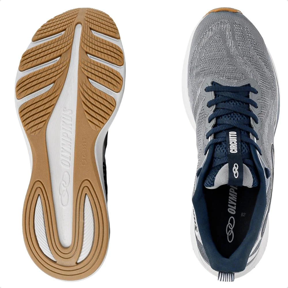 Tênis Olympikus Circuito Unissex Cinza/Marinho 6