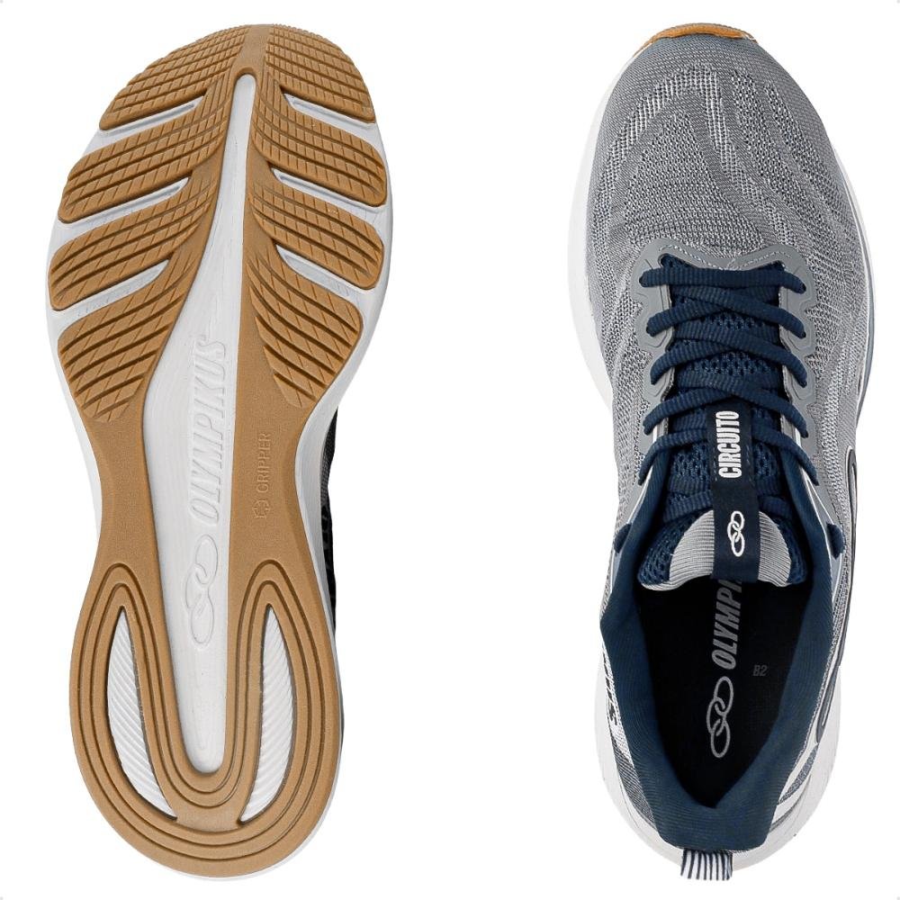 Tênis Olympikus Circuito Unissex Cinza/Marinho 6