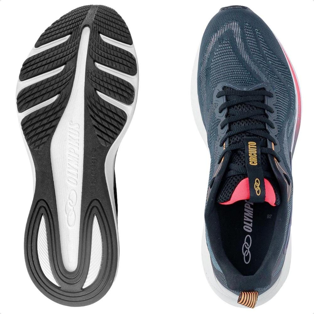 Tênis Olympikus Circuito Feminino Marinho/Amarelo 6