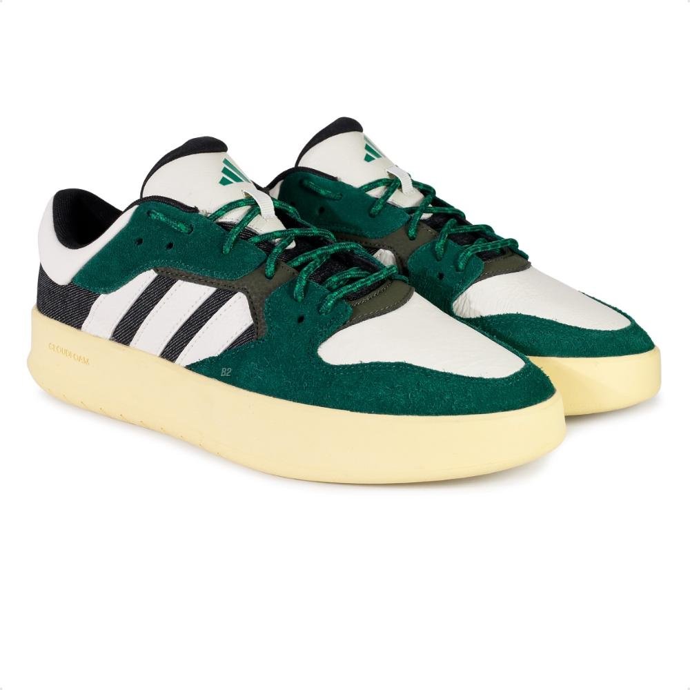 Tênis Adidas Court 24 Masculino Verde/Branco 3