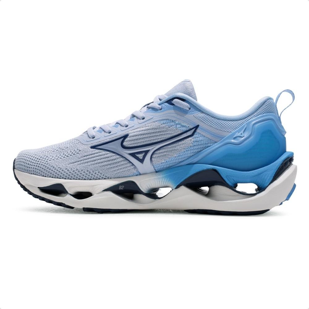 Tênis Mizuno Wave Stratos 3 Feminino Azul 2