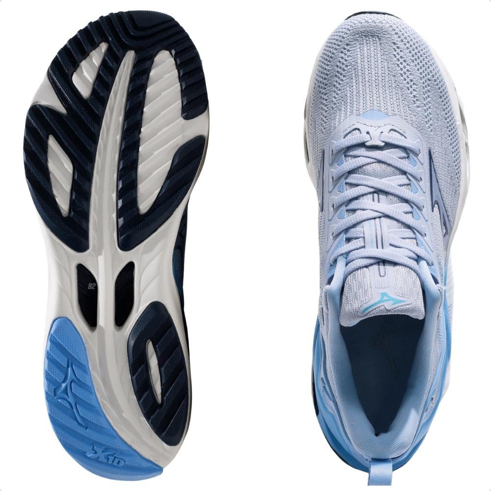 Tênis Mizuno Wave Stratos 3 Feminino Azul 6