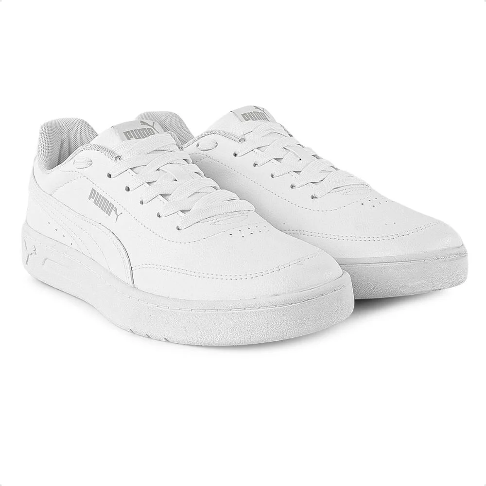 Tênis Puma Court Classic Clean Masculino Branco 3